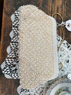 Vintage beaded clutch